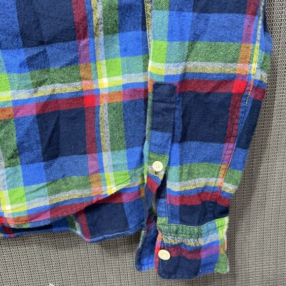 Hollister Shirt Men's M MultiColor Plaid Flannel Button Up Long Sleeve - Picture 5 of 9